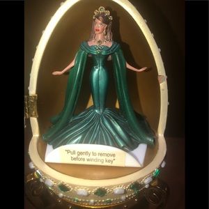 BARBIE Empress Of Emeralds Resin Egg African American